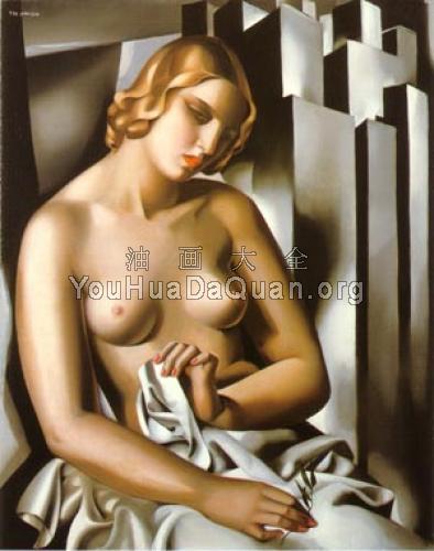 Nude with Buildings - 塔梅拉·德·莱姆皮卡